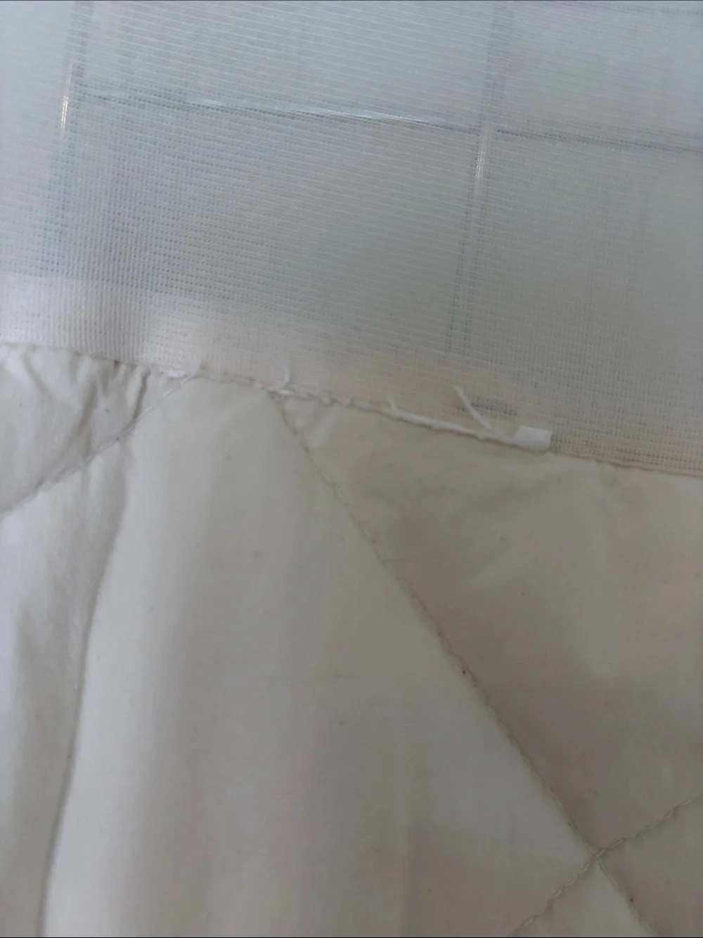 Plush Quilted waterproof crib Mattress Pad - Cream